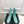 CC Double C Ankle Boots 3.5CM Mint Green Croc-Embossed Leather 946904