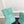 CC Double C Ankle Boots 3.5CM Mint Green Croc-Embossed Leather 946904