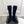 CC Double C Knee-High Boots 3.5CM Black Suede Leather 946898