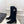 CC Double C Knee-High Boots 3.5CM Black Suede Leather 946898