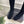 CC Double C Knee-High Boots 3.5CM Black Suede Leather 946898
