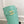 CC Double C Knee-High Boots 3.5CM Mint Green Croc-Embossed Leather 946897