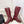 CC Double C Knee-High Boots 3.5CM Burgundy Croc-Embossed Leather 946896