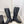 CC Double C Knee-High Boots 3.5CM Black Croc-Embossed Leather 946895