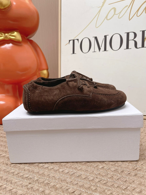 CE Adam Lace-Up Sneakers Dark Brown Suede Calfskin 951089