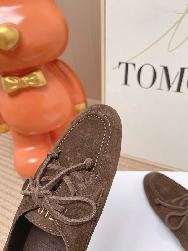CE Adam Lace-Up Sneakers Dark Brown Suede Calfskin 951089