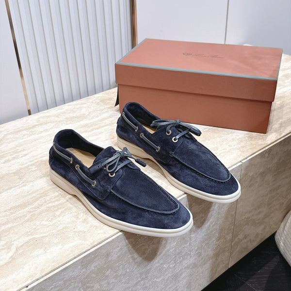 LP Sea-Sail Walk Boat Shoes Navy Blue Suede 954501