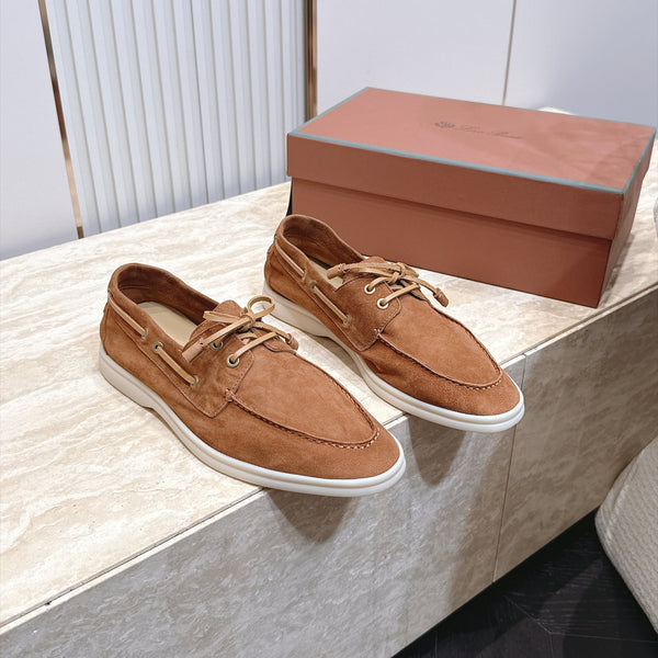 LP Sea-Sail Walk Boat Shoes Brown Suede 954499