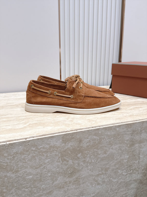 LP Sea-Sail Walk Boat Shoes Brown Suede 954499