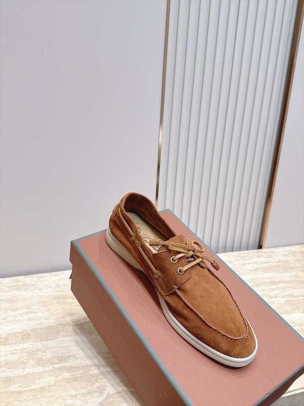 LP Sea-Sail Walk Boat Shoes Brown Suede 954499