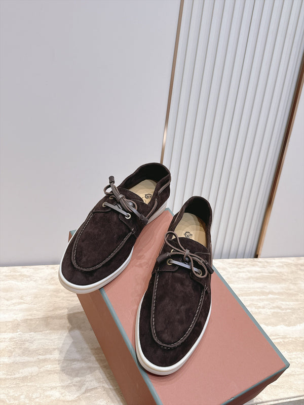 LP Sea-Sail Walk Boat Shoes Dark Brown Suede 954498