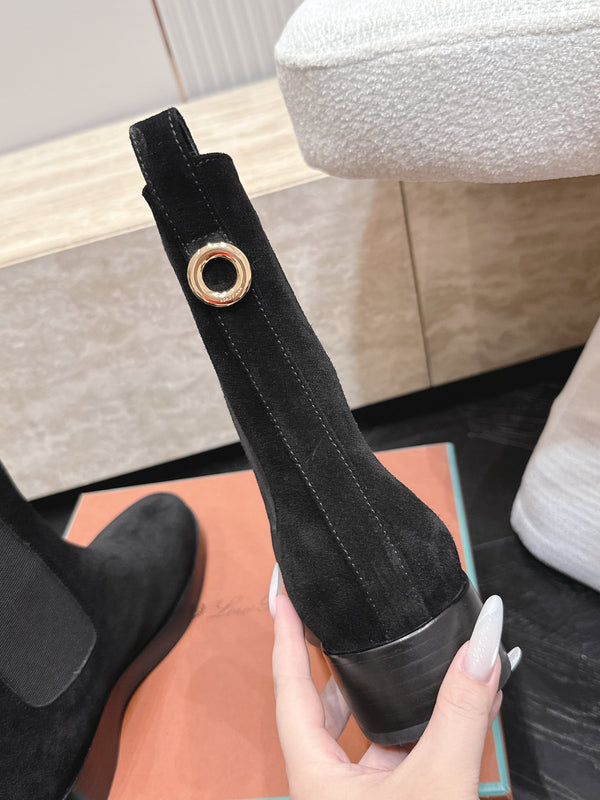 LP Chelsea Boots 3.5CM Black Suede 954491