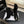 CC Ankle Boots White Square Toe Black Suede Leather 958072