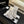CC Ankle Boots White Square Toe White Black Mesh Patent Leather 958068