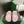 CC Slip-On Mules Crystal Buckle Pink Suede 960363