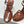 HM Wedge Sandals 10.5CM Brown Leather 959355