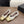 CC Square-Toe Ballet Flats White Gold Lambskin 961514