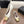 CC Square-Toe Ballet Flats White Gold Lambskin 961514