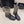 CC Mid-Calf Boots 4CM Pearl Chain Gold Charm Black Tweed Leather 961501