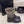 CC Mid-Calf Boots 4CM Pearl Chain Gold Charm Black Tweed Leather 961501