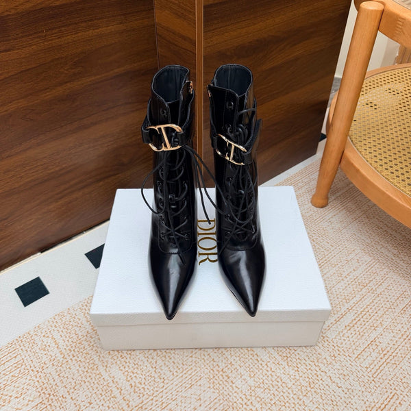 CD 26s D-Legacy Ankle Boots 8cm Black Leather 973981