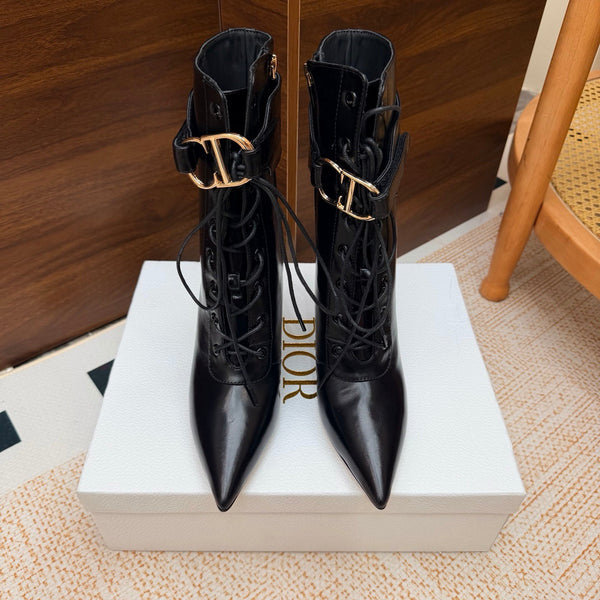 CD 26s D-Legacy Ankle Boots 8cm Black Leather 973981