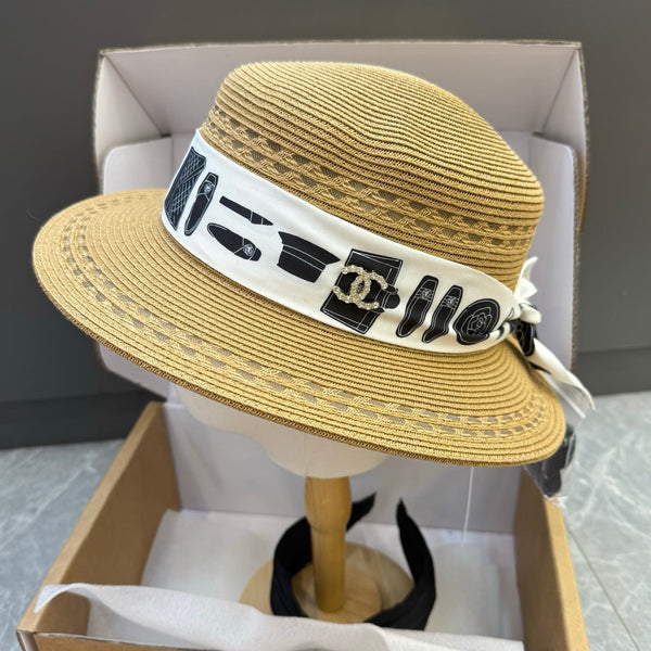 CC Flat-Top Hat Grass Trim 215980