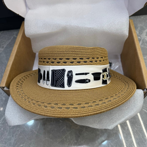 CC Flat-Top Hat Grass Trim 215980