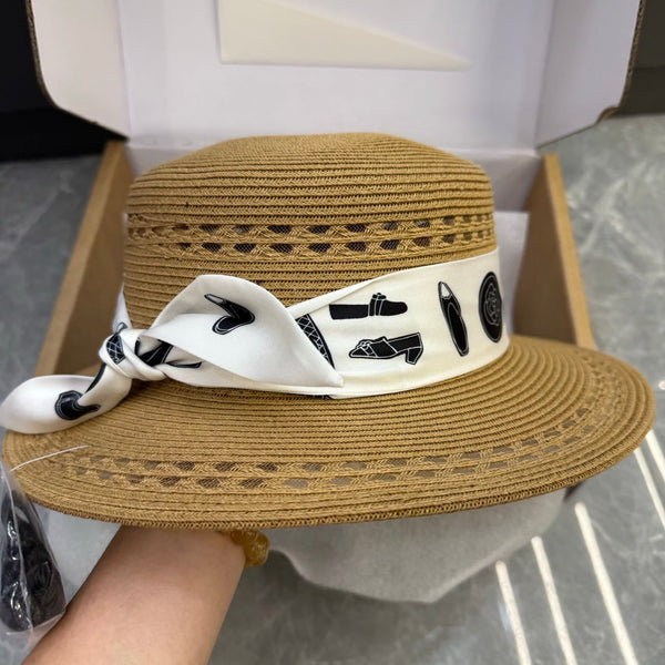 CC Flat-Top Hat Grass Trim 215980