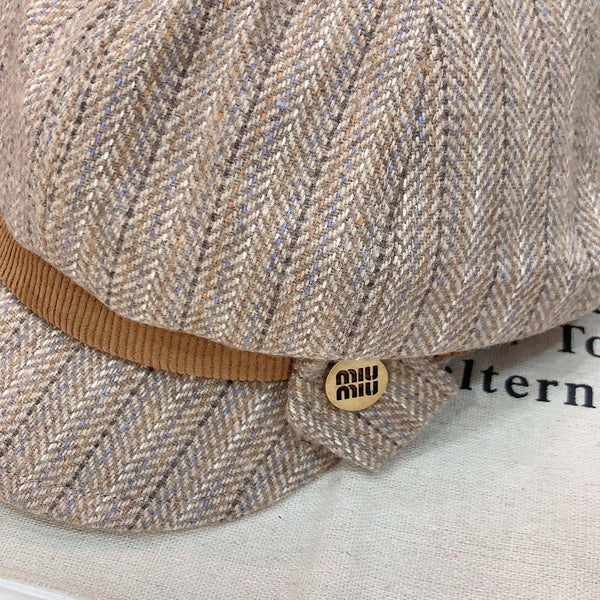 Miu Newsboy Cap 215958
