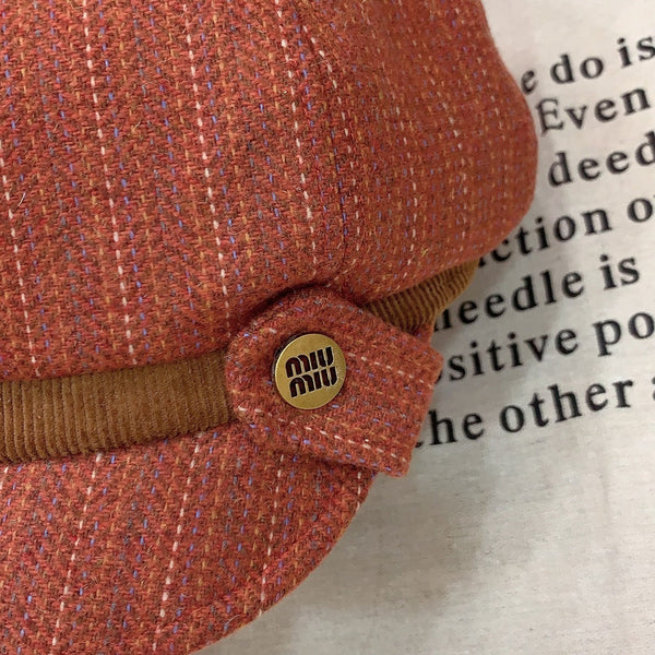 Miu Newsboy Cap 215958