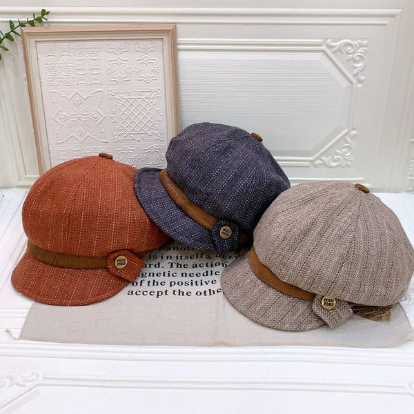 Miu Newsboy Cap 215958
