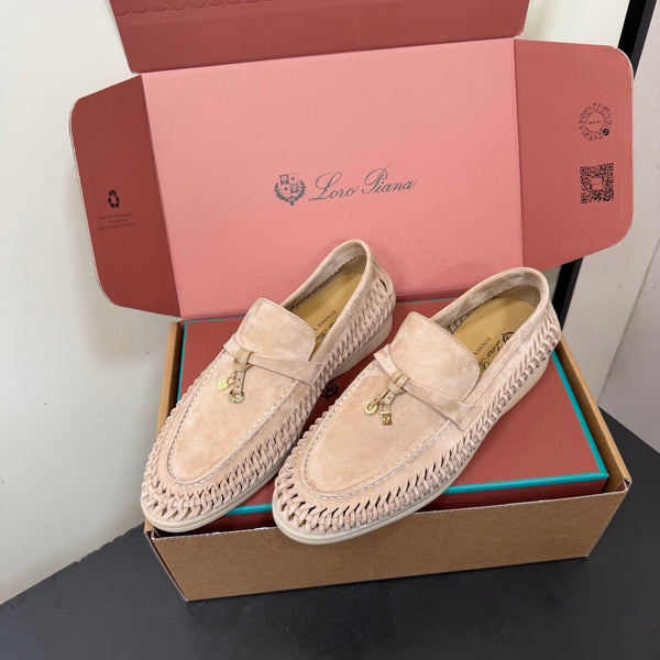 LP Summer Charms Walk Loafers Beige Suede 984725