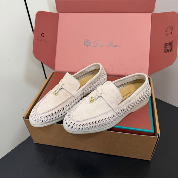 LP Summer Charms Walk Loafers Cream Suede 984722