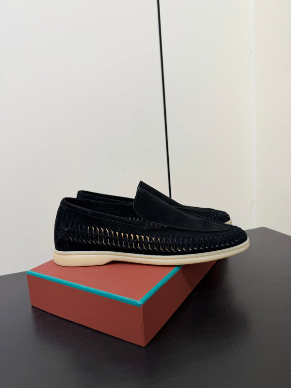 LP Summer Walk Loafers Black Suede 984718