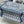 CD Book Tote With Strap Toile de Jouy Floral Garden Embroidery Blue Canvas 164670