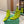 BLC Cagole Mid-Calf Boots 5cm Neon Green Leather 985476