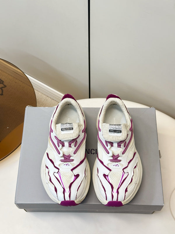 BLC Jet Sneaker White Purple TPU Mesh 986303