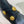 BM 26S Pointed-Toe Boots 10.5cm Gold Logo Buttons Black Leather 111356