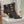 BM 26S Open-Toe Ankle Boots 9.5cm Gold Buttons Stiletto Dark Grey Suede 111322