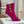 BM 26S Open-Toe Ankle Boots 9.5cm Gold Buttons Stiletto Hot Pink Suede 111321
