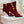 BM 26S Open-Toe Ankle Boots 9.5cm Gold Buttons Stiletto Burgundy Suede 111319