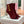 BM 26S Open-Toe Ankle Boots 9.5cm Gold Buttons Stiletto Burgundy Suede 111319