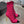 BM 26S Moneta Monogram Lace-Up Boots Peep-Toe Hot Pink Knit 111313