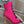 BM 26S Moneta Monogram Lace-Up Boots Peep-Toe Hot Pink Knit 111313