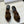 YSL 26S Platform Mules 9cm Knotted Strap Gold Studs Leopard Print Suede 118790