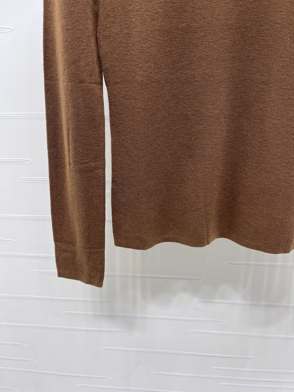 CE 26S Mock-Neck Sweater Triomphe Logo Wool 430335