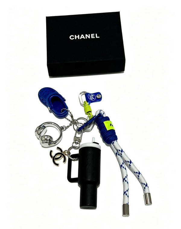 CC Bag Charm With Clog-shaped