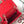 MINI SQUARE FLAP BAG 17CM RED LAMBSKIN SILVER HARDWARE