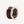 ZERO 1 FOUR-BAND LOOPS AND BLACK CERAMIC SPIRAL PINK GOLD RING